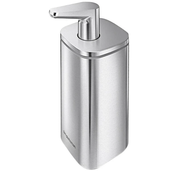 Simplehuman KT1183 10 Oz. Stainless Steel Pulse Pump Soap / Sanitizer Dispenser 3 Simplehuman KT1183 10 Oz. Stainless Steel Pulse Pump Soap / Sanitizer Dispenser