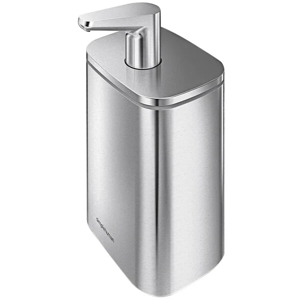 Simplehuman KT1188 16 Oz. Stainless Steel Pulse Pump Soap / Sanitizer Dispenser 3 Simplehuman KT1188 16 Oz. Stainless Steel Pulse Pump Soap / Sanitizer Dispenser