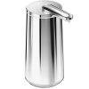 Simplehuman ST1063 10 Oz. Polished Stainless Steel Foam Sensor Pump With Refillable Cartridge And Sample Pouch -Unger Sales 2210514