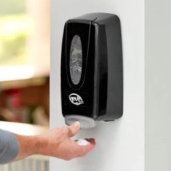 Noble Chemical Novo Pro Series Black Manual Foam Hand Soap / Sanitizer Dispenser 1,000 ML -Unger Sales 2210572