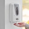 Noble Chemical Novo Pro Series White Touch-Free Automatic Foam Hand Soap / Sanitizer Dispenser 1,000 ML -Unger Sales 2261452