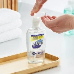 Dial® Dial DIA82834 Professional 7.5 Oz. Sensitive Skin Antibacterial Liquid Hand Soap - 12/Case