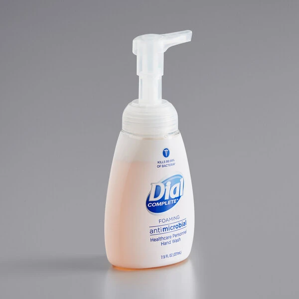 Dial® Dial DIA81075 Complete 7.5 Oz. Antibacterial Healthcare Personnel Hypoallergenic Foaming Hand Wash - 12/Case 4 Dial® Dial DIA81075 Complete 7.5 Oz. Antibacterial Healthcare Personnel Hypoallergenic Foaming Hand Wash - 12/Case - Image 2