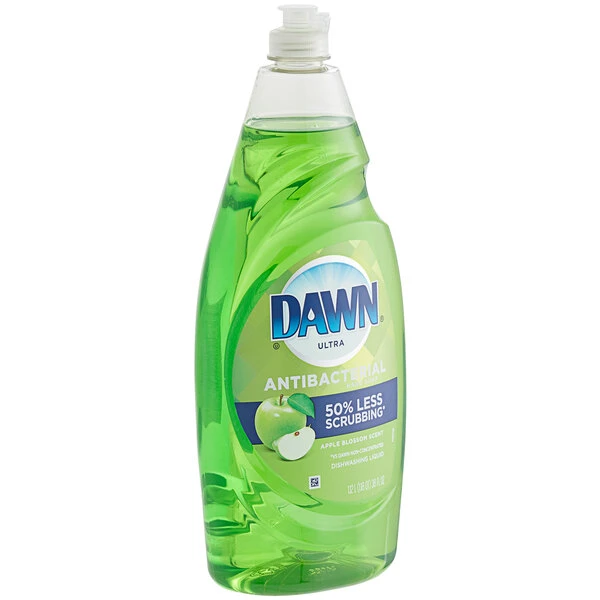 Dawn Ultra Dawn 01134 38 Oz. Ultra Antibacterial Apple Blossom Dish Soap - 8/Case 3 Dawn Ultra Dawn 01134 38 Oz. Ultra Antibacterial Apple Blossom Dish Soap - 8/Case