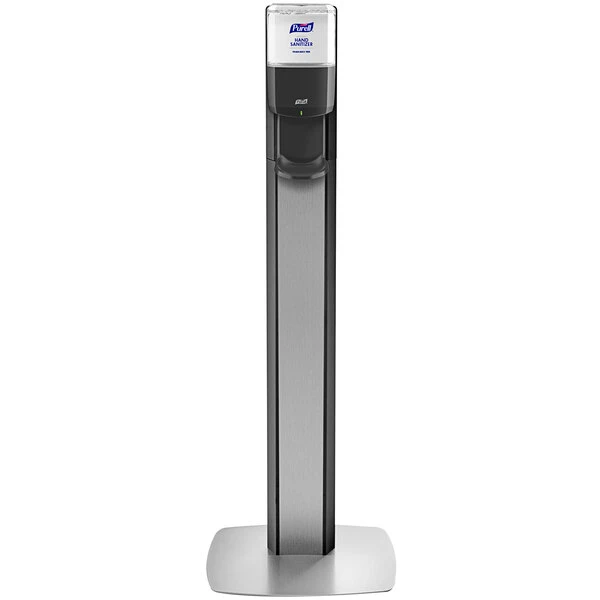 Purell® 7316-DS-SLV Messenger™ ES6 1200 ML Graphite Automatic Hand Sanitizer Dispenser With Graphite Panel Floor Stand 3 Purell® 7316-DS-SLV Messenger™ ES6 1200 ML Graphite Automatic Hand Sanitizer Dispenser With Graphite Panel Floor Stand