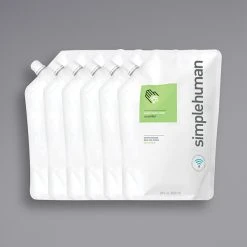 Simplehuman CT1080 28 Fl. Oz. Cucumber Scented Foam Hand Soap Refill Pouch - 6/Case