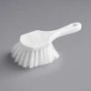 Lavex Janitorial 8" White Nylon Floating Utility / Pot Scrub Brush 2 Lavex Janitorial 8" White Nylon Floating Utility / Pot Scrub Brush -Unger Sales 2404284