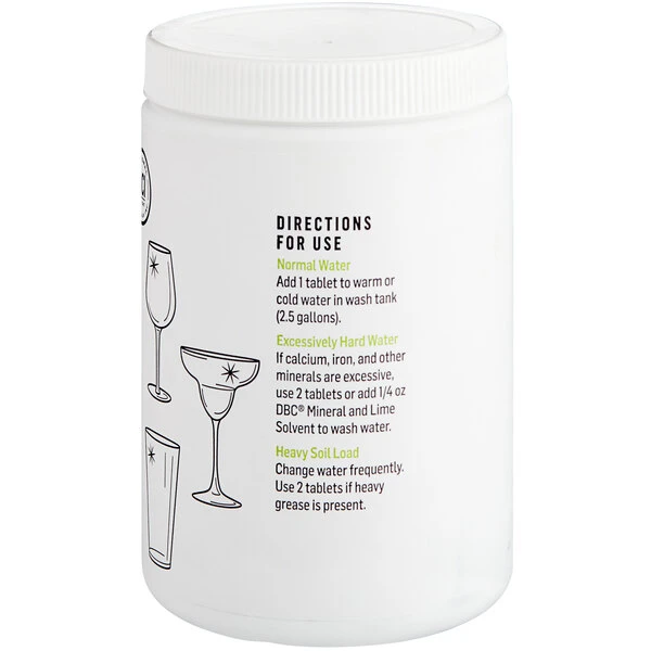 National Chemicals Inc. 23002 TDC Manual Bar Glass Detergent Tablet 100 Count - 6/Case 4 National Chemicals Inc. 23002 TDC Manual Bar Glass Detergent Tablet 100 Count - 6/Case - Image 2