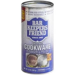 Bar Keepers Friend 11513 12 Oz. Cookware Cleansing & Polishing Powder