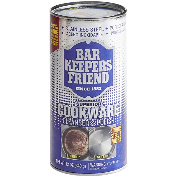 Bar Keepers Friend 11513 12 Oz. Cookware Cleansing & Polishing Powder 3 Bar Keepers Friend 11513 12 Oz. Cookware Cleansing & Polishing Powder