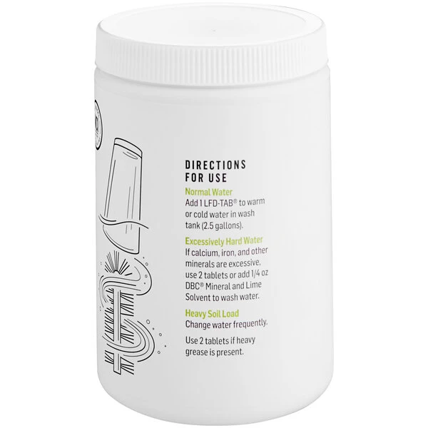 National Chemicals Inc. 23012 LFD Low Foam Bar Glass Detergent Tablet 100 Count 5 National Chemicals Inc. 23012 LFD Low Foam Bar Glass Detergent Tablet 100 Count - Image 3