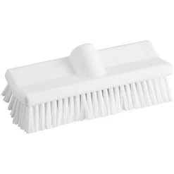 Carlisle 40423EC02 Sparta Spectrum 10" Hi-Lo White Floor Scrub Brush