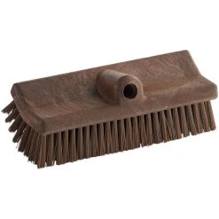 Carlisle 40423EC01 Sparta Spectrum 10" Hi-Lo Brown Floor Scrub Brush