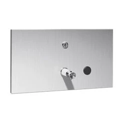 American Specialties, Inc. 10-0326 Stainless Steel Recessed Horizontal Liquid Soap Dispenser