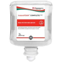 SC Johnson Professional InstantFOAM Complete PURE IFC1L 1 Liter Foaming Alcohol Based Instant Hand Sanitizer Refill - 6/Case