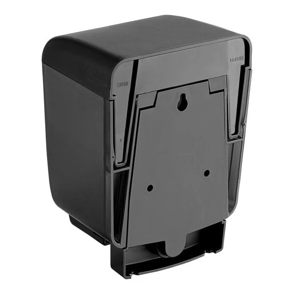 San Jamar SN30TBK Classic 30 Oz. Black Liquid Soap / Hand Sanitizer Dispenser 4 San Jamar SN30TBK Classic 30 Oz. Black Liquid Soap / Hand Sanitizer Dispenser - Image 2