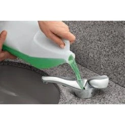 Bobrick B-824 SureFlo Automatic 34 Oz. Deck Mounted Liquid Soap Dispenser 9 Bobrick B-824 SureFlo Automatic 34 Oz. Deck Mounted Liquid Soap Dispenser -Unger Sales 296366