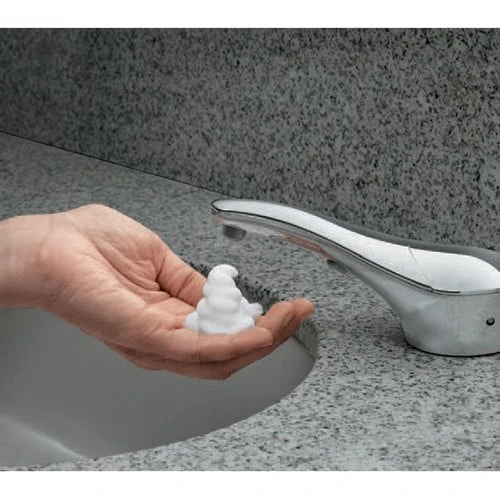 Bobrick B-824 SureFlo Automatic 34 Oz. Deck Mounted Liquid Soap Dispenser 7 Bobrick B-824 SureFlo Automatic 34 Oz. Deck Mounted Liquid Soap Dispenser - Image 5