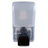 San Jamar S1300TBL Rely Arctic Blue Manual Soap, Sanitizer, And Lotion Dispenser - 5" X 4" X 10" -Unger Sales 480152