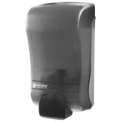 San Jamar SF1300TBK Rely Pearl Black Manual Foam Soap Dispenser - 5" X 4" X 10"