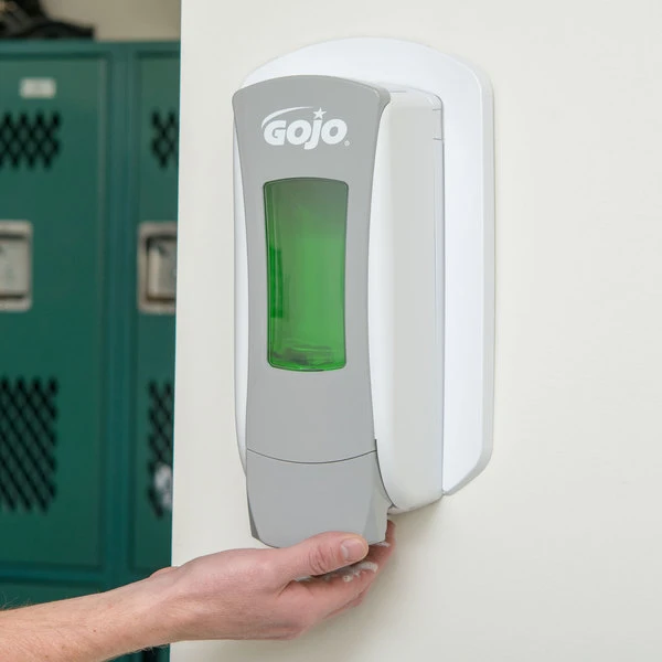 GOJO® 8890-WHT-12 White True Fit Wall Plate For ADX-12 Dispensers 7 GOJO® 8890-WHT-12 White True Fit Wall Plate For ADX-12 Dispensers - Image 5