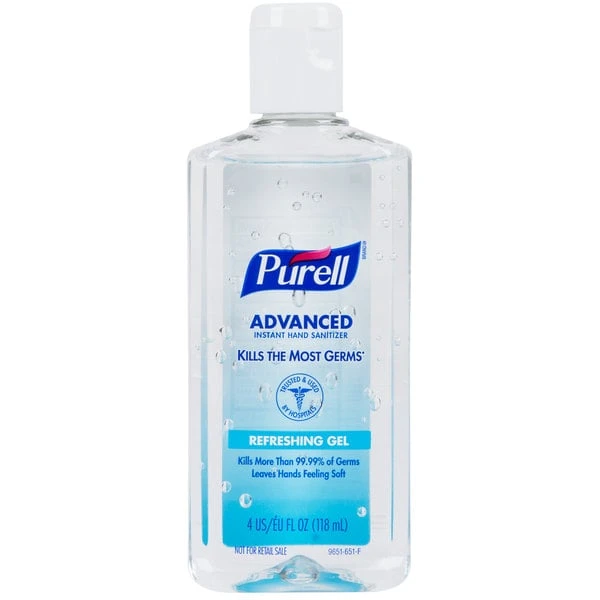 Purell® 9651-24 Advanced 4 Oz. Instant Hand Sanitizer 4 Purell® 9651-24 Advanced 4 Oz. Instant Hand Sanitizer - Image 2