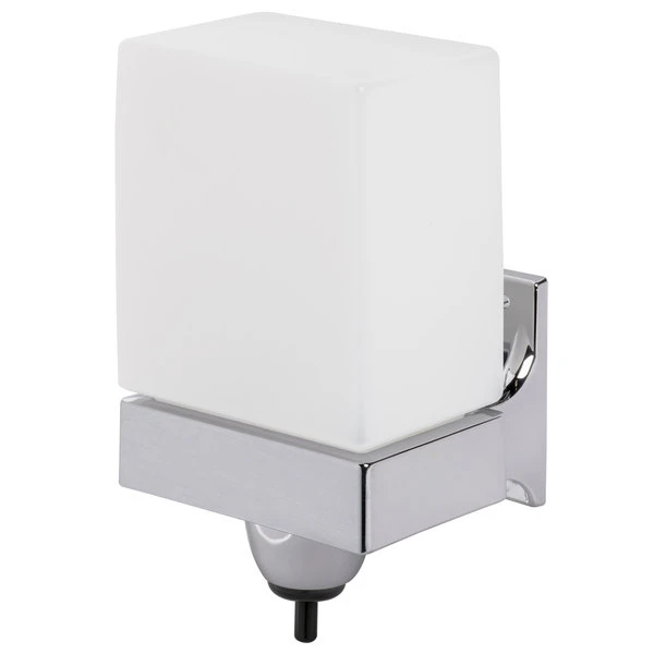 Bobrick ClassicSeries B-155 LiquidMate Wall-Mounted 24 Oz. Soap Dispenser With Chrome Plated ABS Mounting Bracket 4 Bobrick ClassicSeries B-155 LiquidMate Wall-Mounted 24 Oz. Soap Dispenser With Chrome Plated ABS Mounting Bracket - Image 2