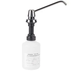 Bobrick B-82216 Deck Mounted 20 Oz. Liquid Soap Dispenser