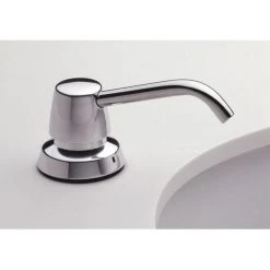 Bobrick B-82216 Deck Mounted 20 Oz. Liquid Soap Dispenser 8 Bobrick B-82216 Deck Mounted 20 Oz. Liquid Soap Dispenser -Unger Sales 682349