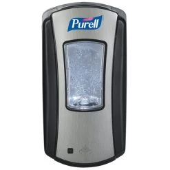 Purell® 1928-04 LTX-12 Brushed Chrome / Black 1200 ML Touchless Dispenser