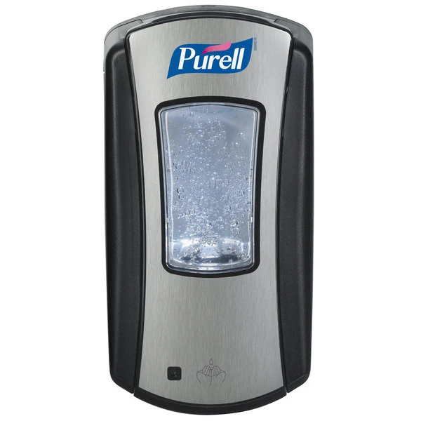 Purell® 1928-04 LTX-12 Brushed Chrome / Black 1200 ML Touchless Dispenser 3 Purell® 1928-04 LTX-12 Brushed Chrome / Black 1200 ML Touchless Dispenser