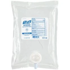 Purell® 0272-08 Advanced 1000 ML Gel Instant Hand Sanitizer With Biobased Content - 8/Case