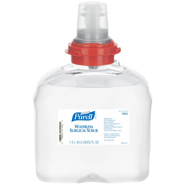 Purell® 5485-04 TFX 1200 ML Waterless Surgical Scrub - 4/Case 3 Purell® 5485-04 TFX 1200 ML Waterless Surgical Scrub - 4/Case
