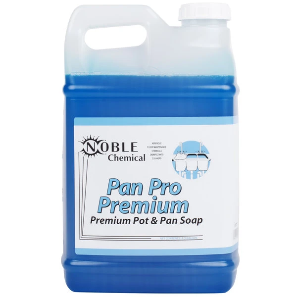 Noble Chemical PRM Pan Pro Premium 2.5 Gallon / 320 Oz. Pot & Pan Soap - 2/Case 4 Noble Chemical PRM Pan Pro Premium 2.5 Gallon / 320 Oz. Pot & Pan Soap - 2/Case - Image 2