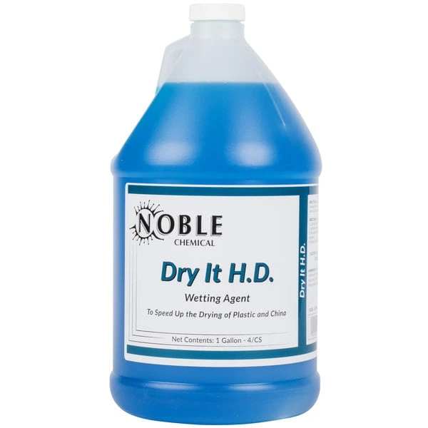 Noble Chemical 1 Gallon / 128 Oz. Dry It HD Premium Rinse Aid Gallon / Drying Agent - 4/Case 4 Noble Chemical 1 Gallon / 128 Oz. Dry It HD Premium Rinse Aid Gallon / Drying Agent - 4/Case - Image 2