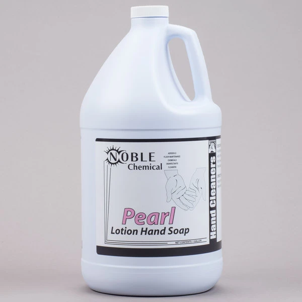 Noble Chemical 1 Gallon / 128 Oz. Pearl Lotion Hand Soap - 4/Case 4 Noble Chemical 1 Gallon / 128 Oz. Pearl Lotion Hand Soap - 4/Case - Image 2