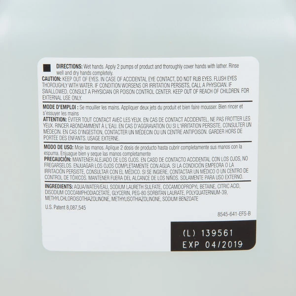 GOJO® 8545-04 CX Series Green Certified 2300 ML Fragrance Free Foaming Hand Soap 7 GOJO® 8545-04 CX Series Green Certified 2300 ML Fragrance Free Foaming Hand Soap - Image 5