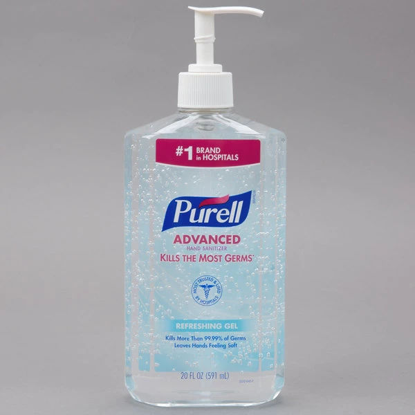 Purell® 3023-12 Advanced 20 Oz. Gel Instant Hand Sanitizer - 12/Case 4 Purell® 3023-12 Advanced 20 Oz. Gel Instant Hand Sanitizer - 12/Case - Image 2