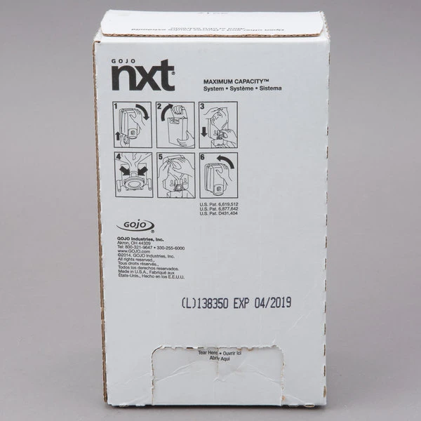 GOJO® 2217-04 NXT Deluxe 2000 ML Floral Lotion Hand Soap With Moisturizers - 4/Case 6 GOJO® 2217-04 NXT Deluxe 2000 ML Floral Lotion Hand Soap With Moisturizers - 4/Case - Image 4