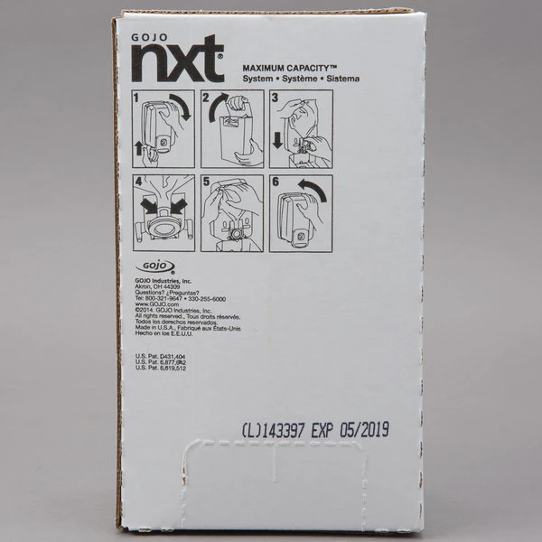 GOJO® 2252-04 NXT Spa Bath 2000 ML Herbal Liquid Hand, Hair, And Body Wash - 4/Case 8 GOJO® 2252-04 NXT Spa Bath 2000 ML Herbal Liquid Hand, Hair, And Body Wash - 4/Case - Image 6