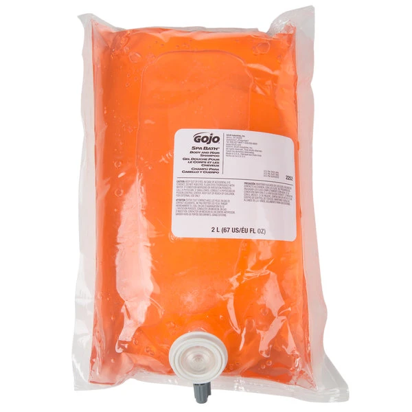 GOJO® 2252-04 NXT Spa Bath 2000 ML Herbal Liquid Hand, Hair, And Body Wash - 4/Case 4 GOJO® 2252-04 NXT Spa Bath 2000 ML Herbal Liquid Hand, Hair, And Body Wash - 4/Case - Image 2