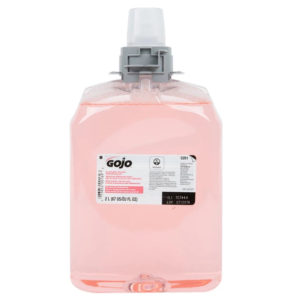 GOJO® 5261-02 FMX-20 Luxury 2000 ML Cranberry Foaming Hand Soap 4 GOJO® 5261-02 FMX-20 Luxury 2000 ML Cranberry Foaming Hand Soap - Image 2