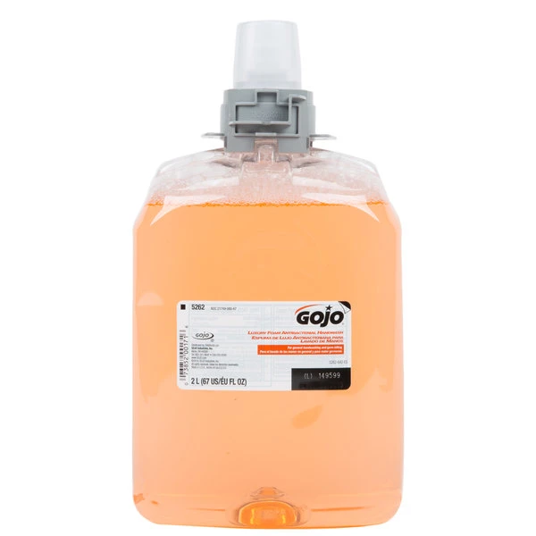 GOJO® 5262-02 FMX-20 Luxury 2000 ML Orange Blossom Foaming Antibacterial Hand Soap With PCMX 4 GOJO® 5262-02 FMX-20 Luxury 2000 ML Orange Blossom Foaming Antibacterial Hand Soap With PCMX - Image 2