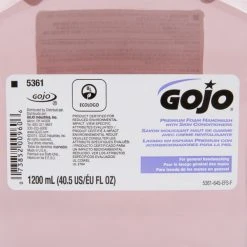 GOJO® 5361-02 TFX 1200 ML Premium Foam Hand Soap With Skin Conditioners - 2/Case -Unger Sales 971626