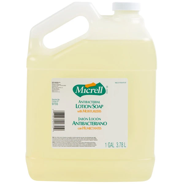 Micrell® 9755-04 1 Gallon Floral Antibacterial Lotion Hand Soap With PCMX 4 Micrell® 9755-04 1 Gallon Floral Antibacterial Lotion Hand Soap With PCMX - Image 2
